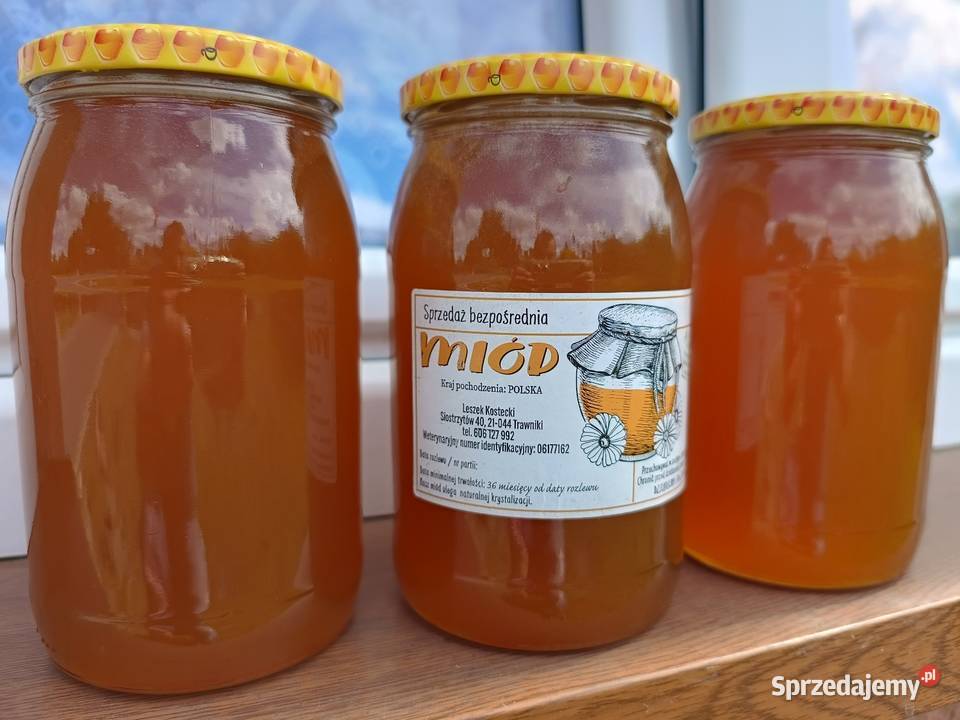 Miód Lipowy zbiór 2024r słoik 09L Świdnik