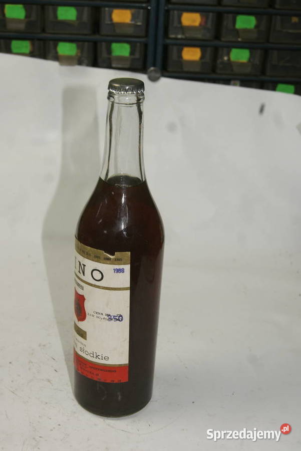 PRL 1988r wino ORGINAŁ BUTELKA WINO PRODRYN DEKO Lampy tylne Rybnik