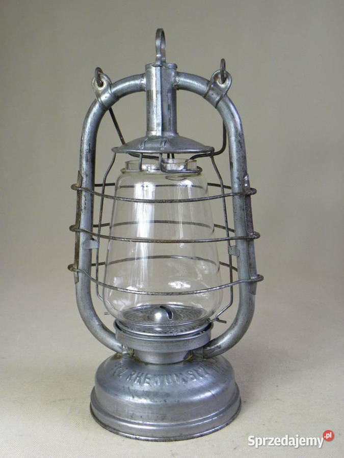 Stara niemiecka lampa naftowa Rhewum St2 Legnica