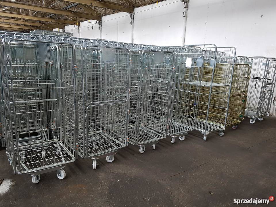 Wózek siatkowy transportowy kontener
