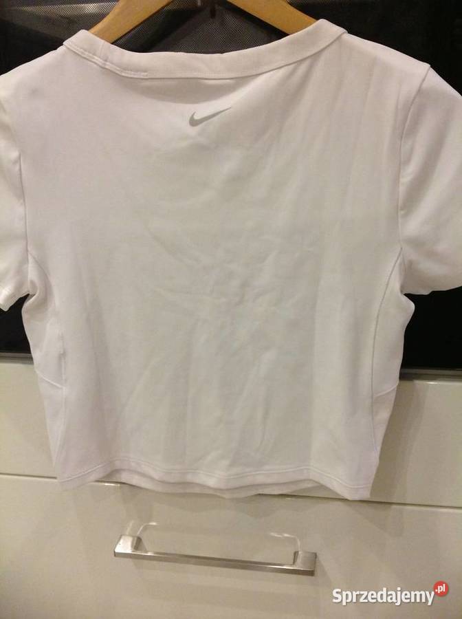 Bialy Top Koszulka Damska NIKE One Dri Fit M Rozmiar 38(M) sprzedam