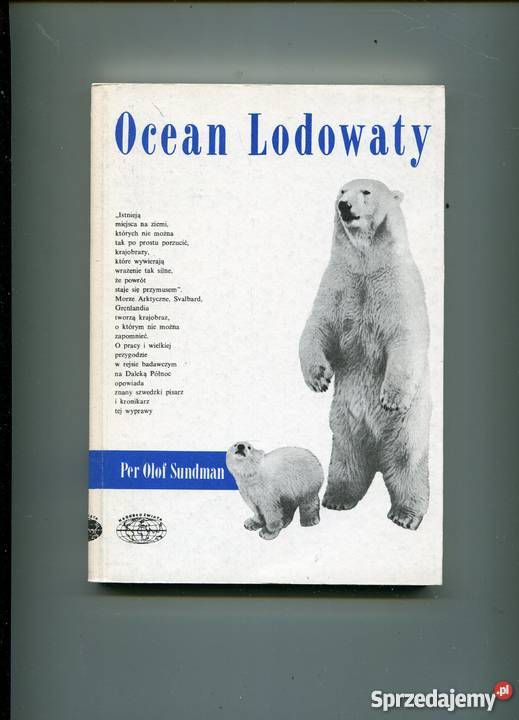 Ocean Lodowaty Per Olof Sundman zachodniopomorskie Szczecin sprzedam