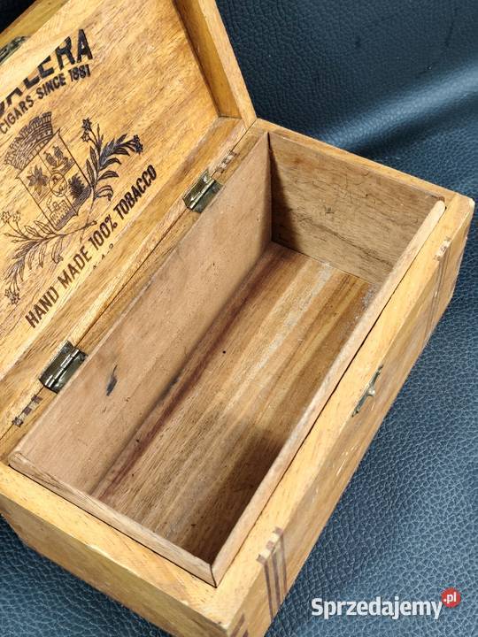 Unikatowa szkatułka vintage Tabacalera Manila Pozostałe sprzedam