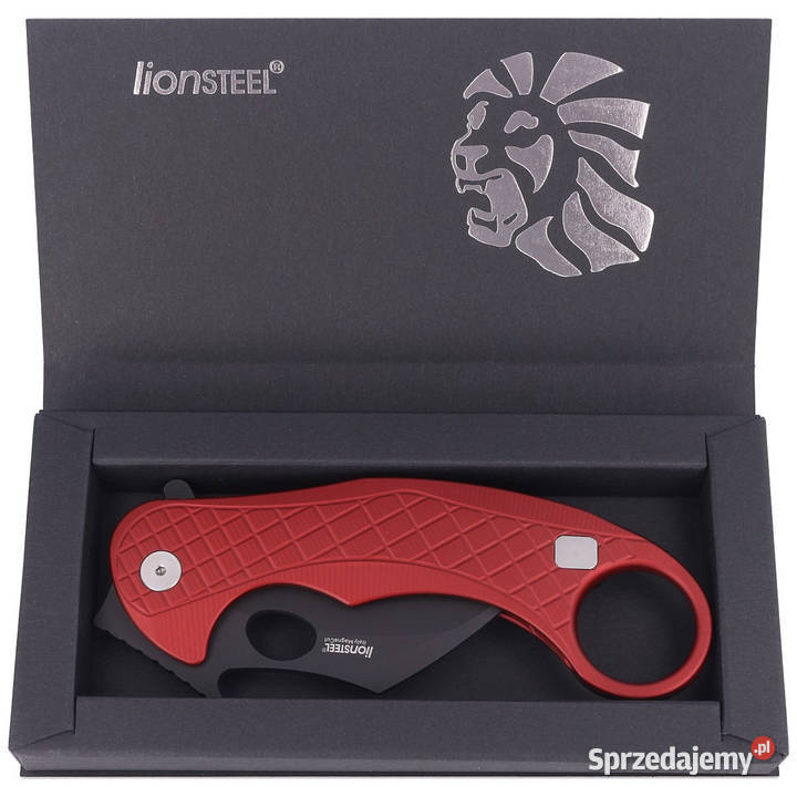 Nóż składany LionSteel LEOne Karambit Red Warszawa