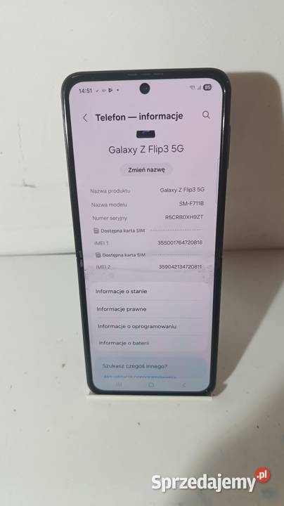 Smartfon SAMSUNG Galaxy Z Flip 3 5G 8128GB śląskie Katowice