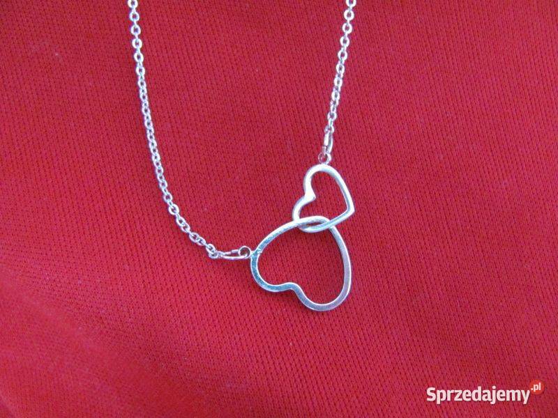 sinsay YI981SLV naszyjnik z sercami Zamość sprzedam