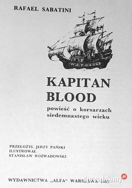 Kapitan Blood Rafael Sabatini miękka