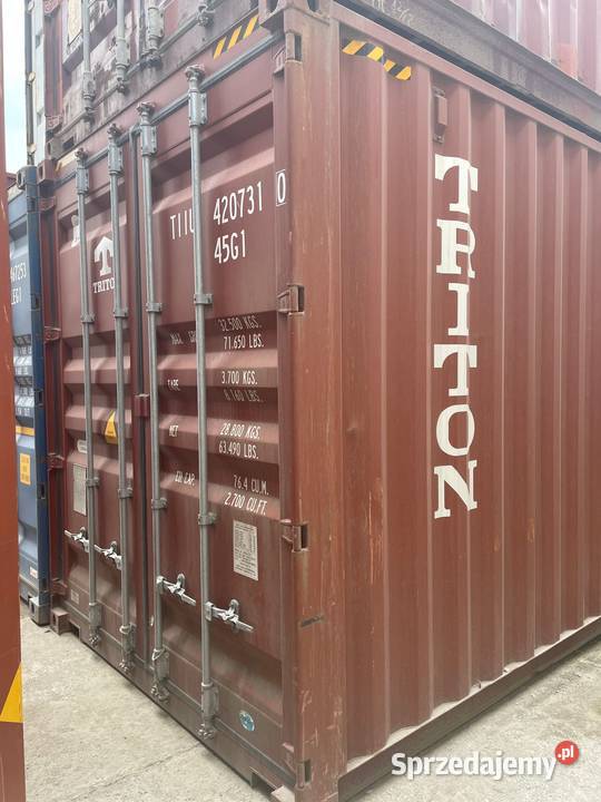Kontener morski 40 HC 12m Szczelny transporcie Warszawa