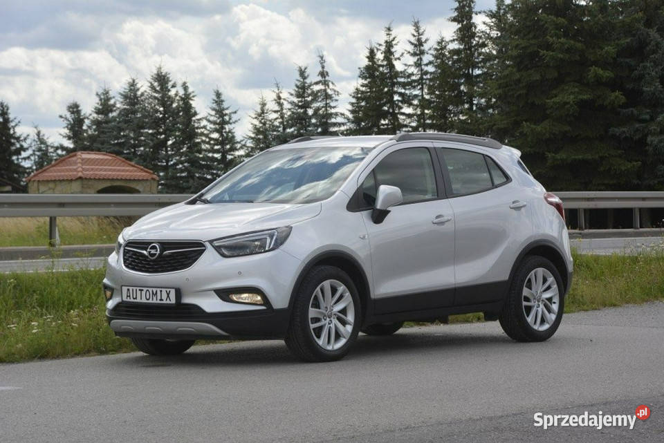 Opel Mokka X 16 Benzyna Full LED nawi kamera hak srebrny Sędziszów Małopolski