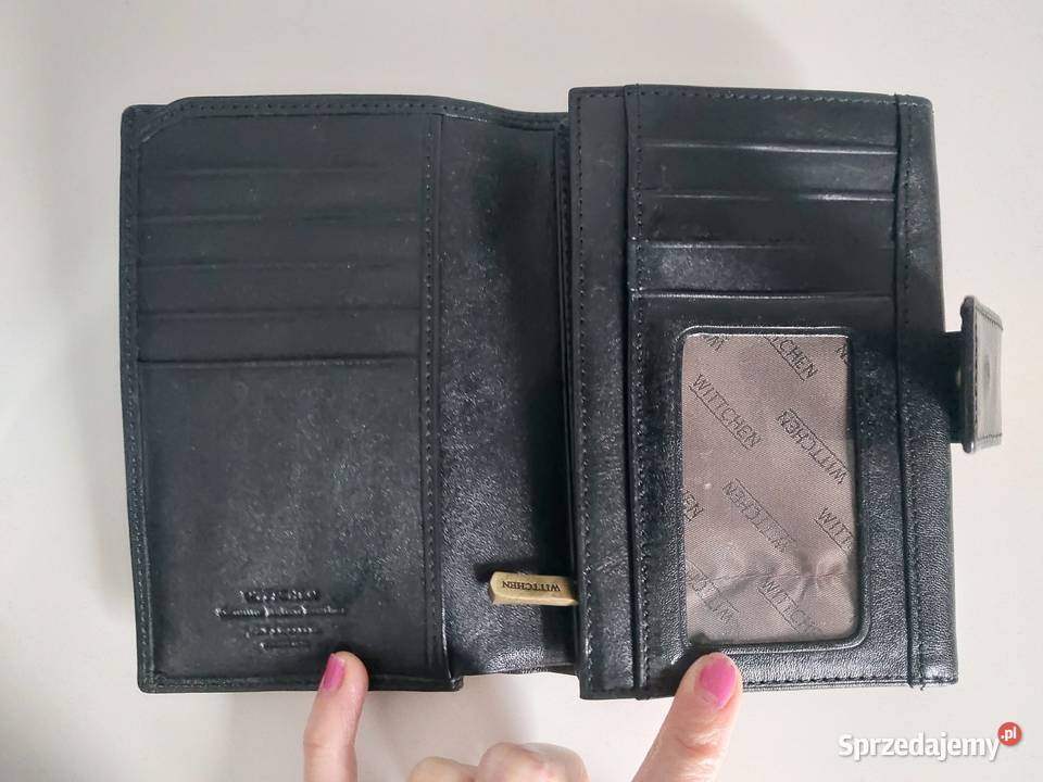 męski skórzany portfel Wittchen czarny Dla mężczyzn Pozostałe Poznań