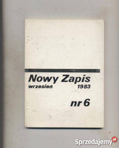Nowy Zapis wrzesień 1983 6 zachodniopomorskie