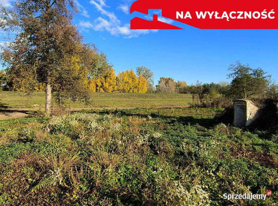 Na sprzedaż działka Wisłą Nowopole asfalt małopolskie