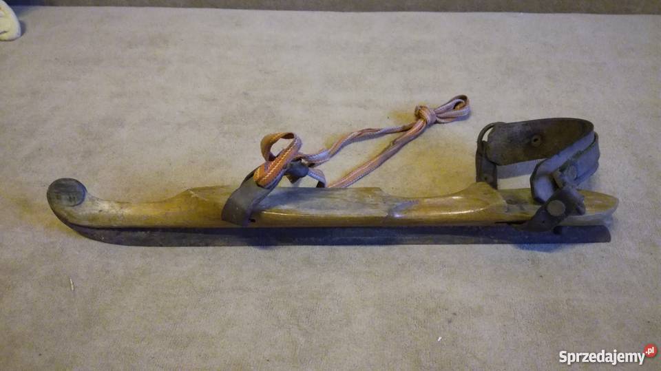 Stara drewniana łyżwa Nysa