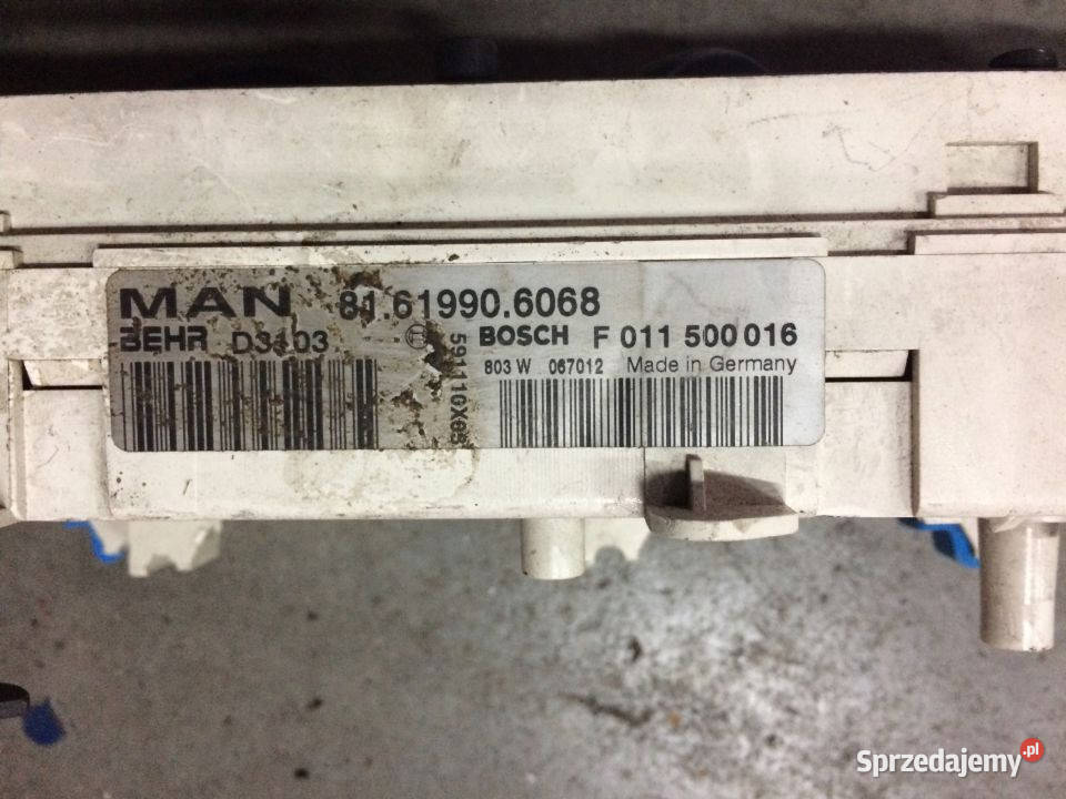 Sterowanie Man TGAL 81619906068 Bosch F011500016 Pozostałe