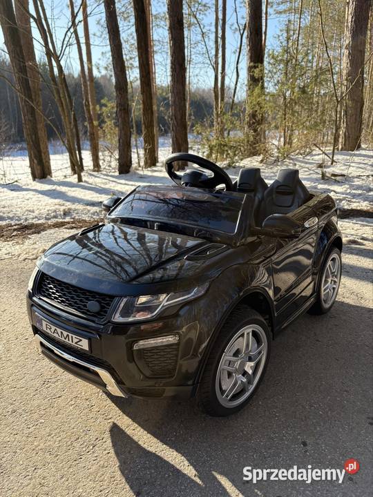 Samochód na akumulator Rapid Racer 12V EVA pilot Piszczac