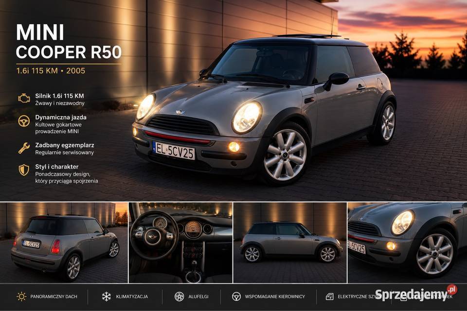 Mini cooper R50 super auto światła przeciwmgielne