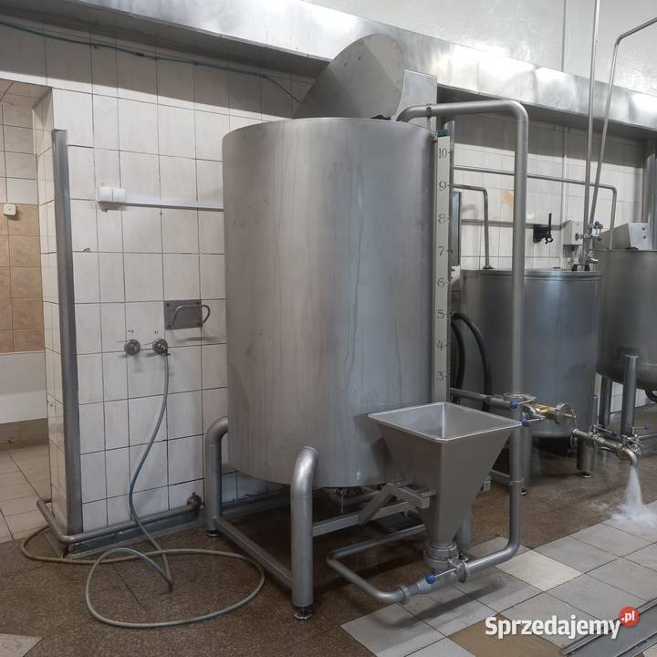 Zbiornik przygotowania solanek octów grzanie Góra
