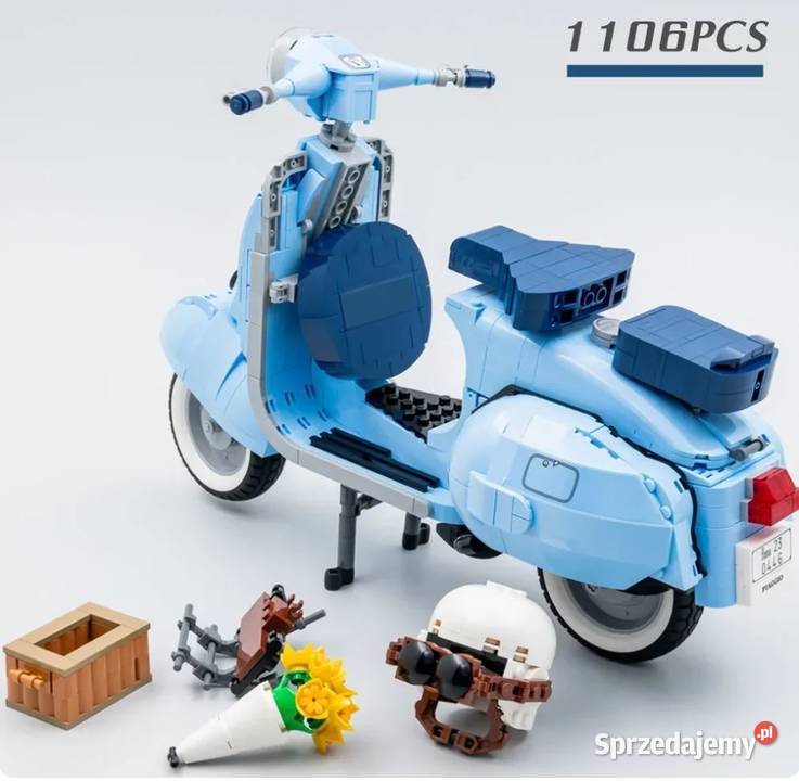 Klocki skuter VESPA 125 Piaggio rzymskie wakacje