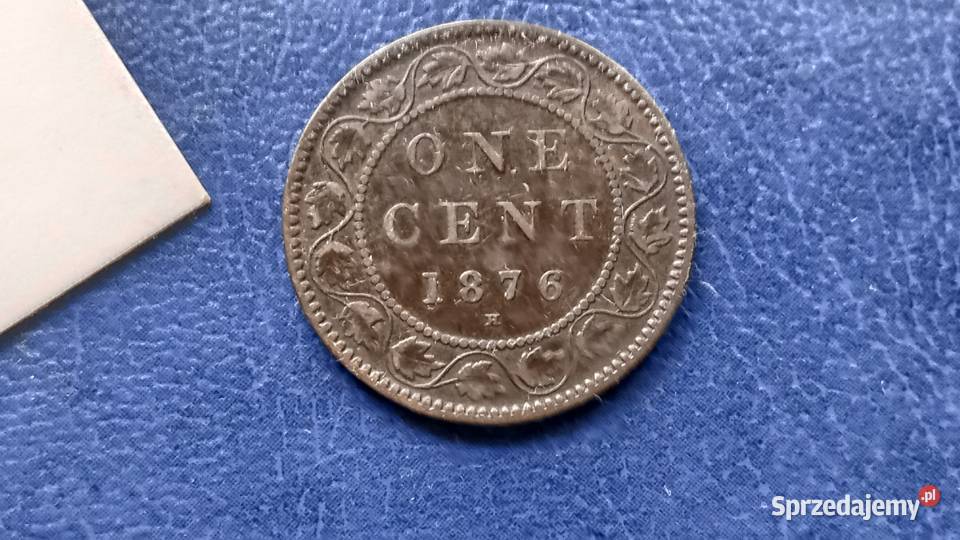 Stare monety 1 cent 1876 Kanada podkarpackie