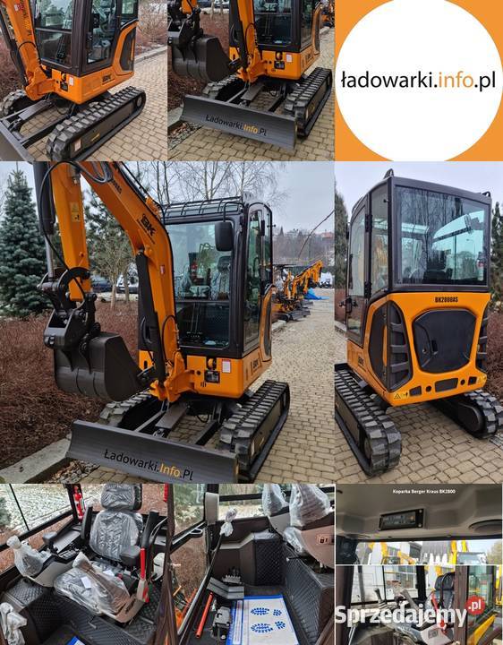 Koparka Berger Kraus BK2800ASR z kabiną SILNIK opolskie Opole