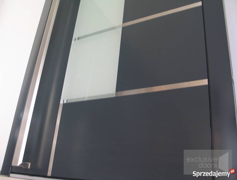Drzwi wejściowe zewnętrzne aluminiowe Schco Piwniczna-Zdrój