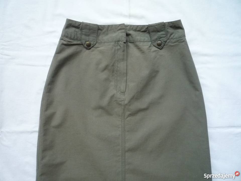 Camamieu 34XS 36S Spódniczka zielona khaki Szczecin sprzedam