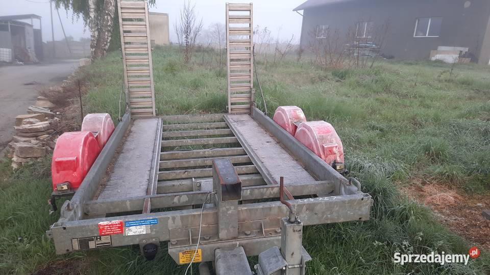 Przyczepa Ciężarowa Laweta pod mini koparkę małopolskie Chrzanów
