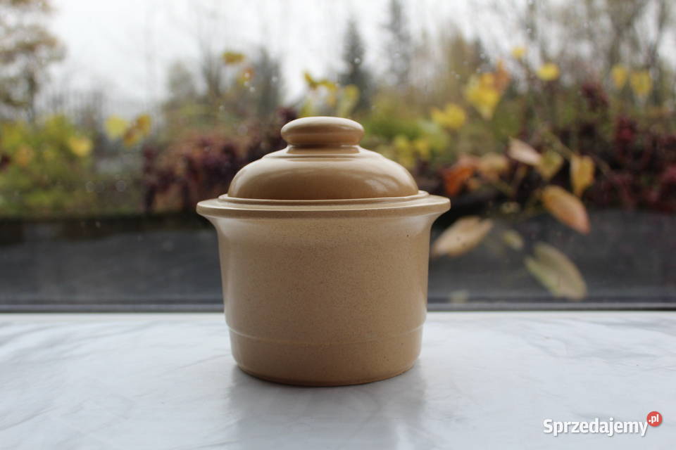 Pojemnik Ceramiczny Z Pokrywką Bolesławiec Bielsko-Biała