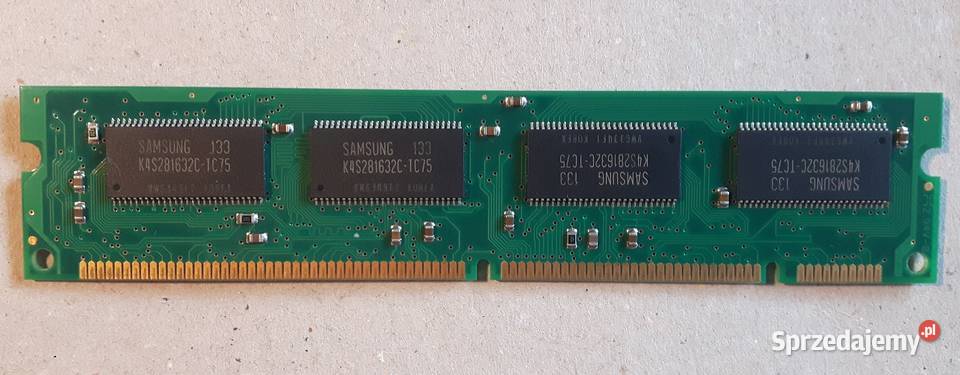 Pamięć RAM SDRAM 128 MB PC133 IRL DEM Pojemność 128MB Sadów