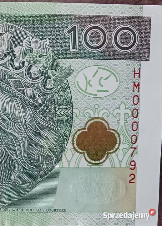 100 Władysław Jagiełło 2018 r niski numer HM Konin sprzedam