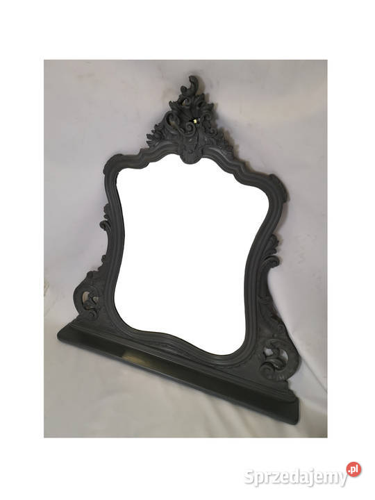 Lustro z półką rokoko do łazienki ludwik shabby mazowieckie Warszawa sprzedam