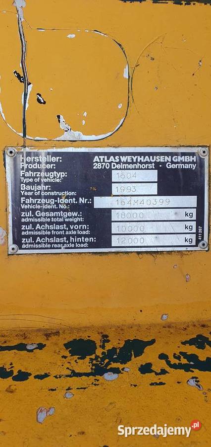 Koparka atlas 1604 lubelskie Wożuczyn