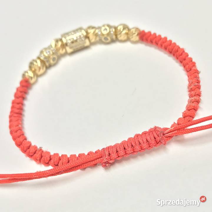 Złota BRANSOLETKA damska 585 14K miękka zdobiona Warszawa