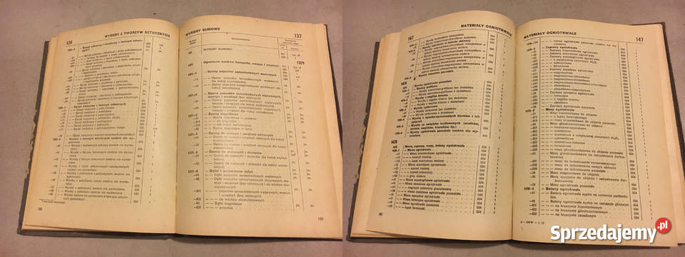 Systematyczny Wykaz Wyrobów Tom II Unikat GUS Swarzędz