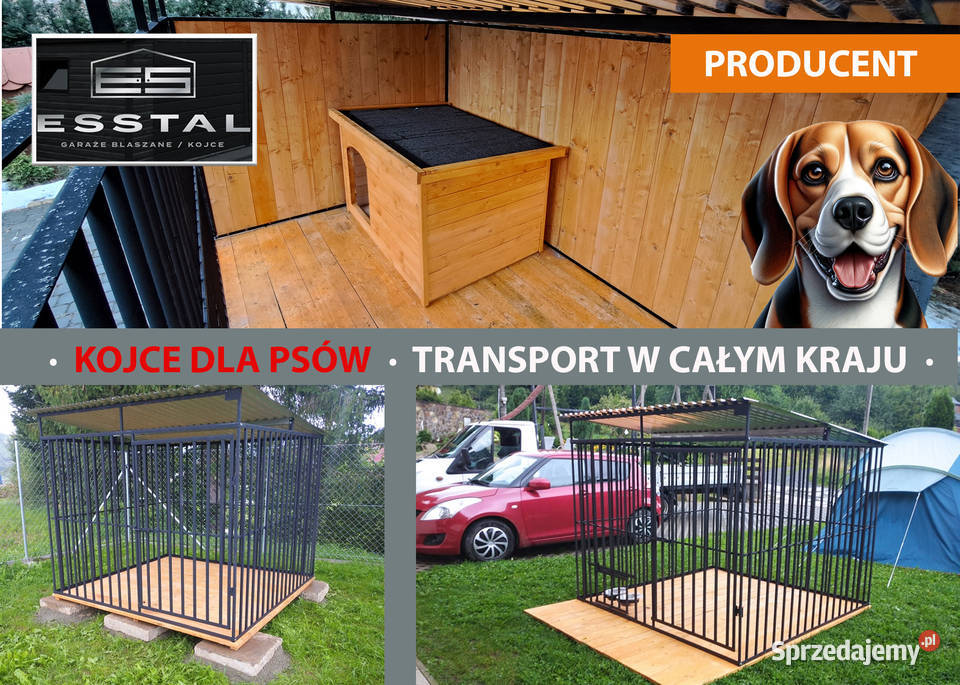 Mały Kojec Psa KOJCE Psów Zadaszenie Box ESSTAL sprzedam