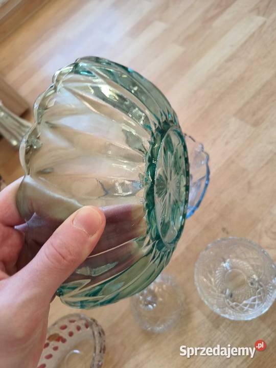 Ozdobne szklo prl Słubice