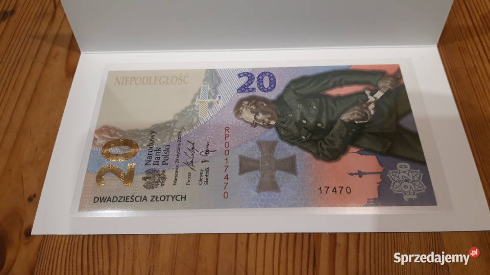 20 banknot Bitwa Warszawska 1920 Dzierżoniów