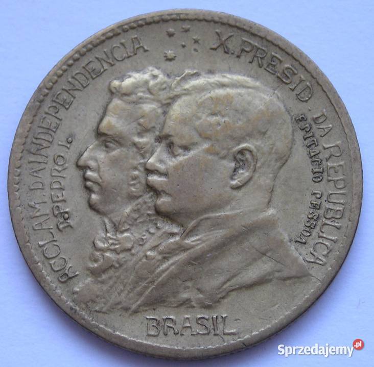 BRAZYLIA 500 REIS 1922 PEDRO PESSOA łódzkie Łódź