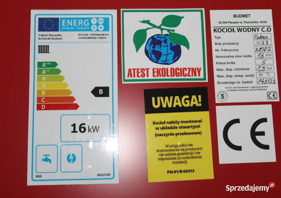 KOTŁY 16 kW do 140 m2 UniwersumEKO KOCIOŁ Piece Osiek