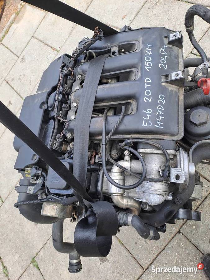 BMW E46 20TD M47D20204D4 Euro4 silnik kompletny osobowe Jastrzębie-Zdrój