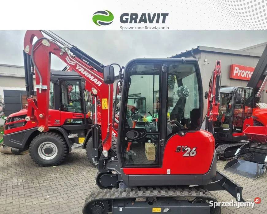 Koparka Yanmar SV26 Style Plus 27 tony