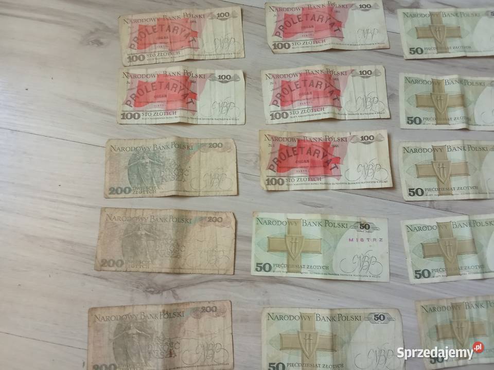Stare Banknoty Polskie PRL śląskie Imielin