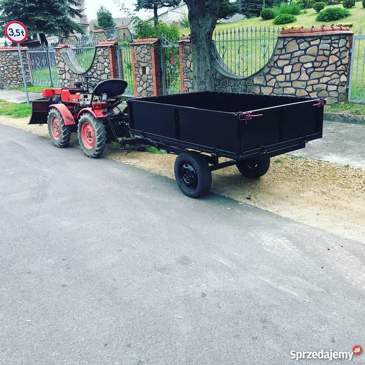 Przyczepa ogrodowa płaskie dno kiprowana Olkusz