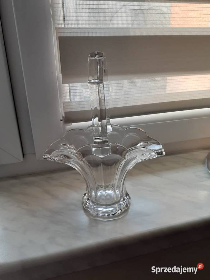 Szklany koszyczek Siedlce sprzedam