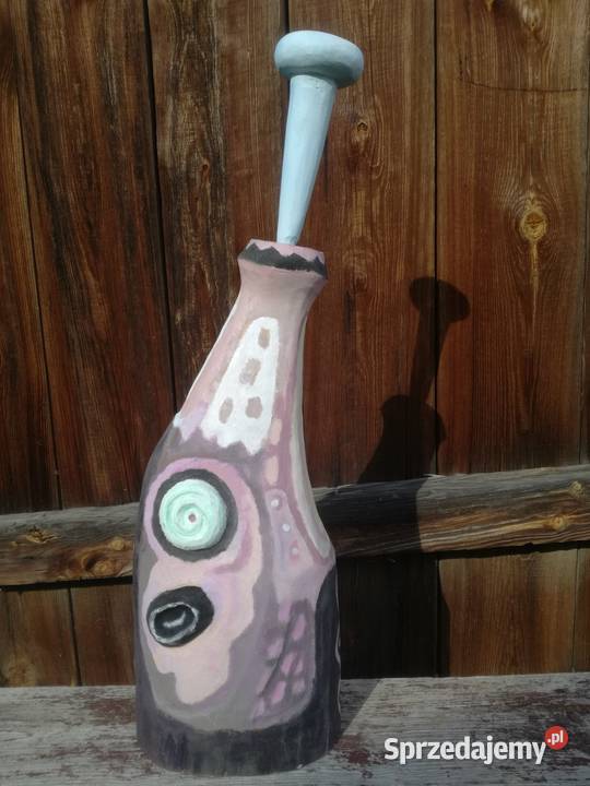 Rzeźba mrówkojad na imprezie Brzozowica Duża