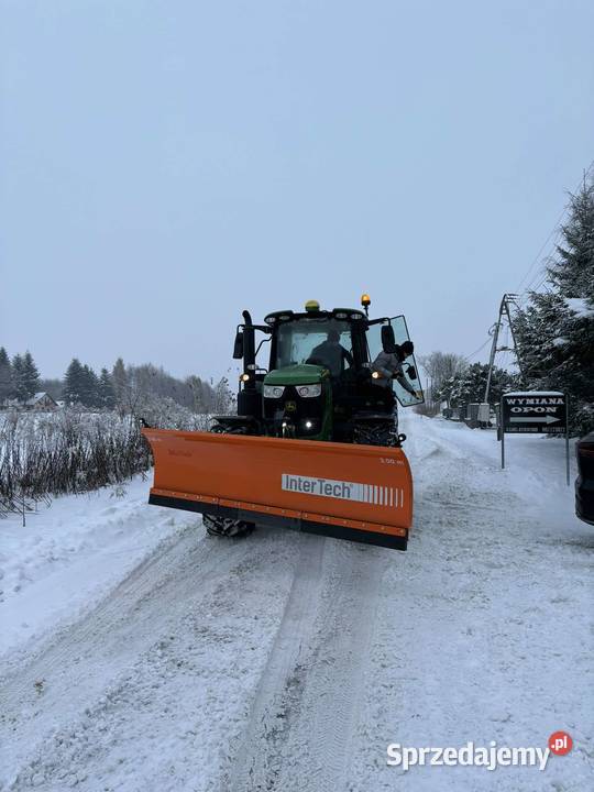 Pług do śniegu InterTech prosty PSSH04 szer 3 m
