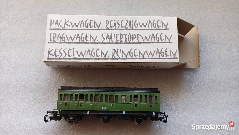 Wagon osobowy 2 klasy DB 3osiowy TT 8 Kraków