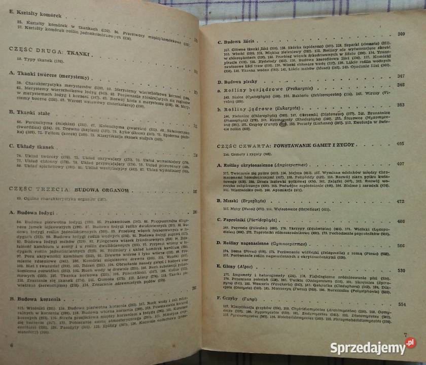 Anatomia roślin Malinowski Książki naukowe i popularnonaukowe kujawsko-pomorskie Osięciny sprzedam