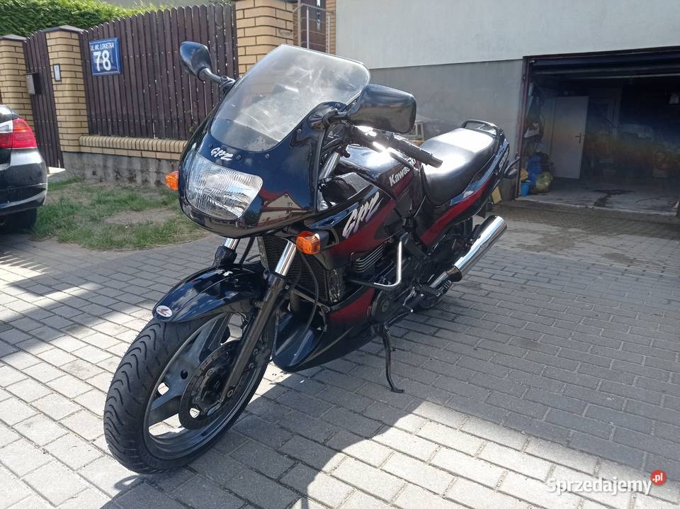 Kawasaki GPZ 500S nowe sakwy i kufer gotowa do Suwałki