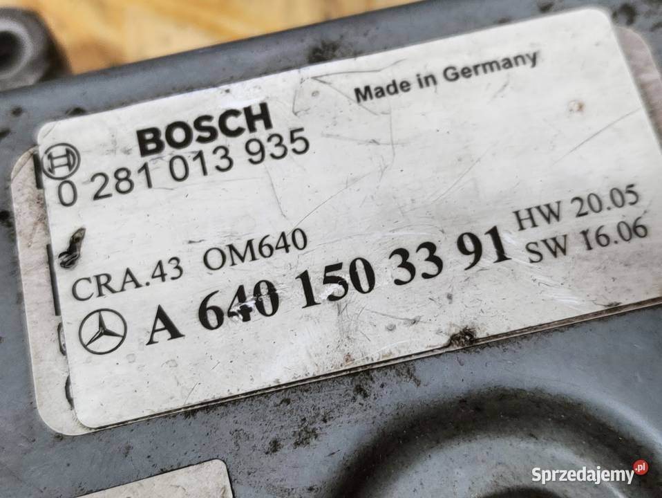 Zestaw Startowy Komputer Licznik Stacyjka Pleszew